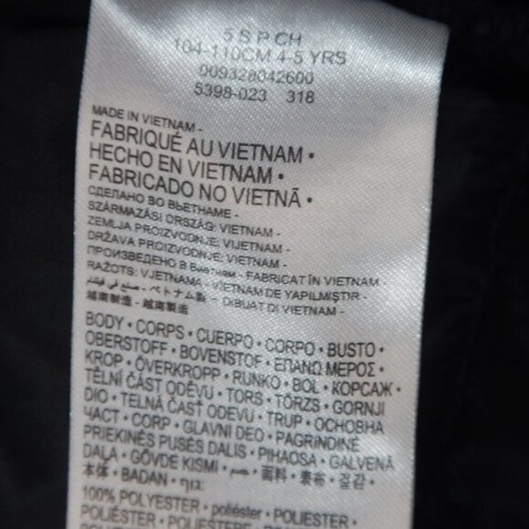 Kid Jordan Jump Man Zip Up Puffer Jacket Hoodie Vest Therma-Fit Jacket 4-5 years - Picture 8 of 12